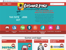 Tablet Screenshot of consumerjungle.org